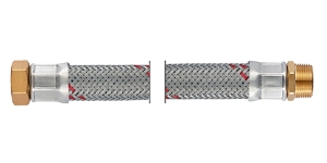 Bild von NEOFLEX-EPDM Panzerschlauch DN19, IG x AG, 3/4" x 3/4", 30 cm, Art.Nr. : 67769030 (67 7690 30)