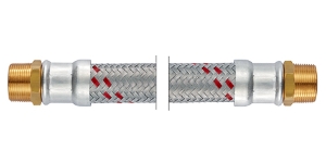 Bild von NEOFLEX-EPDM Panzerschlauch DN32, AG x AG, 1 1/4" x 1 1/4", 30 cm, Art.Nr. : 67776030 (67 7760 30)