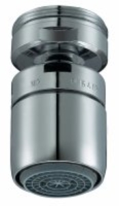 Bild von NEOPERL CASCADE SLC AC Strahlregler, mit Kugelgelenk/verchromt, M24x1, EK: F, A = ~ 13.5 - 15 l/min., Art.Nr. : 01086097 (01 0860 97)