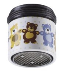Bild von NEOPERL FANTASY Strahlregler "Teddy", 1 Stück, M22x1 / M24x1, EK: F, A = ~ 13.5 - 15 l/min., Art.Nr. : 10966498 (10 9664 98)
