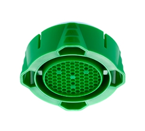 Bild von NEOPERL CLINIC Snap Honeycomb Strahlr., grün, M22 / M24, ~ 7.5 - 9 l/min., Art.Nr. : 01433190 (01 4331 90)