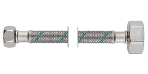 Bild von NEOFLEX CRG Panzerschlauch DN8, IG x IG, 3/8" x 3/4", 100 cm, Art.Nr. : 60739100 (60 7391 00)