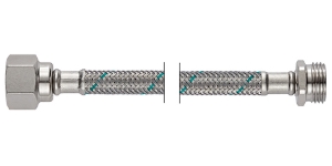 Bild von NEOFLEX Panzerschlauch DN8 mit VS, IG x AG, 1/2" x 1/2", 50 cm, Art.Nr. : 63445050 (63 4450 50)