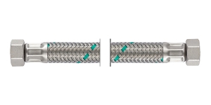 Bild von NEOFLEX Panzerschlauch DN16, IG x IG, 3/4" x 3/4", 50 cm, Art.Nr. : 66893050 (66 8930 50)