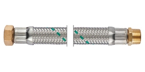 Bild von NEOFLEX Panzerschlauch DN20, IG x AG, 3/4" x 3/4", 70 cm, Art.Nr. : 66900070 (66 9000 70)