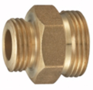 Bild von CATS Reduzierstück AG zylindrisch, Messing blank, 3/8" x 1/2", Art.Nr. : 51907001 (51 9070 01)