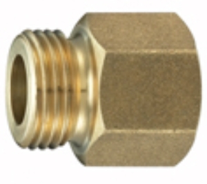 Bild von CATS Übergangsstück AG zylindrisch, Messing blank, 1/2" x 1/2", Art.Nr. : 51908002 (51 9080 02)