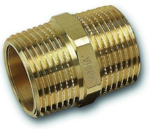 Picture of +GF+ Serie 8000 Gewindefittings Doppelnippel Siliziumbronze, R ″: 1/4, Art.Nr.: 768280002