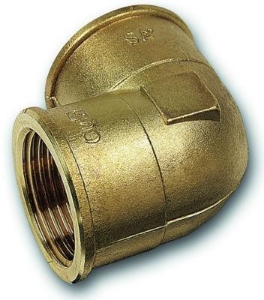 Picture of +GF+ Serie 8000 Gewindefittings Winkel 90° Siliziumbronze, Rp ″: 1 1/4, Art.Nr.: 768090007