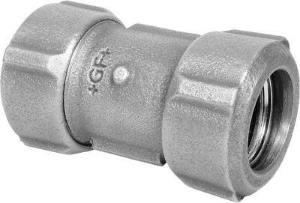 Picture of +GF+ PRIMOFIT Kupplung kurz verzinkt Egal für Stahlrohr, Dimension ″: 3/8", Art.Nr.: 775102050
