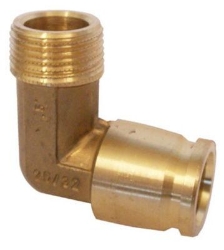 Picture of +GF+ iFIT Übergangs-Winkel-Modul Messing Mit Aussengewinde, Grösse: 25/32 ‑ 1", Art.Nr.: 762101286