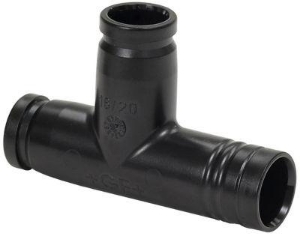 Picture of +GF+ iFIT T-Modul PPSU Mit Rohrkontur, d mm: 25/32 ‑ 32, Art.Nr.: 762101205