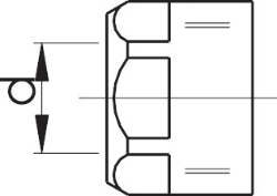 Picture of +GF+ INSTAFLEX Kappe Messing, d mm: 20, Art.Nr.: 760857073