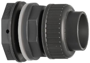 Picture of +GF+ Behälteranschluss Typ 050 PVC-U Verschraubung mit Klebemuffe metrisch, d mm: 32, Art.Nr.: 161050248