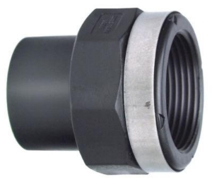 Picture of +GF+ ecoFIT Übergangsmuffe PE100 d20-63mm / SDR11 / Innengewinde Rp, d mm: 32, Art.Nr.: 753910268