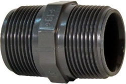 Picture of +GF+ Doppelnippel PVC-U R, Grösse: 1", Art.Nr.: 721911908