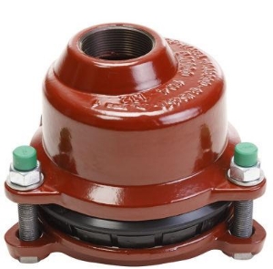 Picture of +GF+ MULTI/JOINT® 3207 Plus Endkappe mit Innengewinde, längskraftschlüssig, Uni/Fikser/A2, DN: 50, Art.Nr.: 709385208