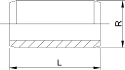 Picture of +GF+ Doppelnippel PVC-U metrisch, Grösse: 140, Art.Nr.: 721900916