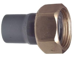 Picture of +GF+ Anschlussverschraubung PVC-U/Messing metrisch G, Grösse: 16‑ 1/2", Art.Nr.: 721550305