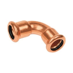 Picture of +GF+ PRESS-FIT Wasser Bogen 90° Kupfer, d mm: 22, Art.Nr.: 767600206
