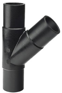 Picture of +GF+ ELGEF Plus T 45° egal PE100 d90-110mm / SDR17 / langschenklige Version, d mm: 90, Art.Nr.: 753251063