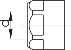 Picture of +GF+ INSTAFLEX Überwurfmutter Messing, d mm: 20, Art.Nr.: 760853071