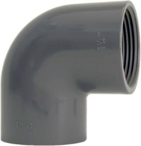 Picture of +GF+ Winkel 90° PVC-U Rp, Rp ″: 3/4, Art.Nr.: 721101607