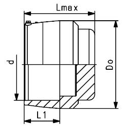 Picture of +GF+ ELGEF Plus Endkappe PE100 d160-250mm / SDR11, d mm: 225, Art.Nr.: 753961620