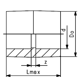 Picture of +GF+ ecoFIT Muffe egal PE80 d20-110mm, Grösse: 32, Art.Nr.: 733910108