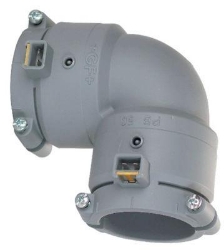 Picture of +GF+ INSTAFLEX Elektroschweiss Winkel 90° PB, d mm: 90, Art.Nr.: 761069222