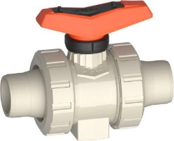 Picture of +GF+ PROGEF Standard Kugelhahn Typ 546 Pro Mit Muffenschweissstutzen PP-H ISO, Grösse: 40, Art.Nr.: 167546045