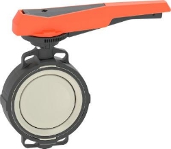 Picture of +GF+ PROGEF Standard Wafer-Style, Zwischeneinbau Absperrklappe Typ 567 Mit Handhebel Flansch Norm metrisch/ANSI/BS/JIS, d mm: 110, Art.Nr.: 167567025