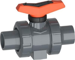 Picture of +GF+ PVC-U Kugelhahn Typ 546 Pro Mit Klebestutzen PVC-U ISO, d mm: 63, Art.Nr.: 161546727