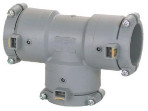 Picture of +GF+ INSTAFLEX Elektroschweiss T-Stück PB 90°, d mm: 110, Art.Nr.: 761069246