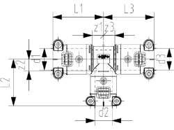 Picture of +GF+ INSTAFLEX Elektroschweiss T-Stück 90° reduziert PB, d1 mm: 40, Art.Nr.: 761069259