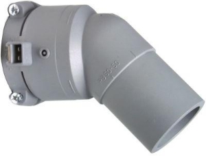 Picture of +GF+ INSTAFLEX Elektroschweiss Winkel 45° PB Mit Muffe-Stutzen, d mm: 25, Art.Nr.: 761069449