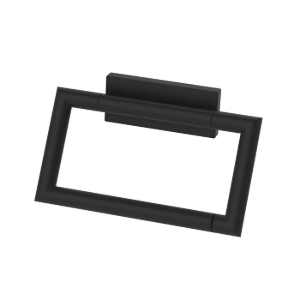 Picture of Bodenschatz - SIGNA WC-Papierhalter geschlossen ohne Deckel schwarz matt, Art.Nr. : BA59SM251