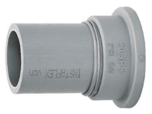 Picture of +GF+ INSTAFLEX Bundbuchse flach PB Mit Stutzen für Elektroschweissen, d mm: 63, Art.Nr.: 761069326