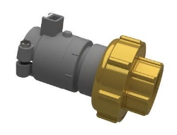 Picture of +GF+ INSTAFLEX Übergangs-Verschraubung PB/Messing Elektroschweissen / Innengewinde, d mm: 32, Art.Nr.: 760857224