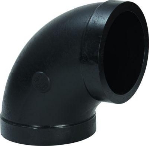 Picture of +GF+ ecoFIT Bogen 90° PE100 d20-500mm / SDR 11, d mm: 125, Art.Nr.: 753018715