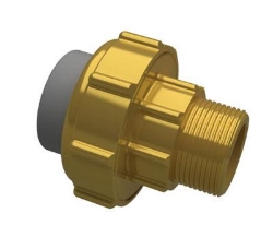 Picture of +GF+ INSTAFLEX Übergangs-Verschraubung PB/Messing Muffe / Aussengewinde, d mm: 63, Art.Nr.: 760857161