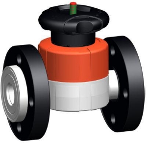 Picture of +GF+ SYGEF Standard Membranventil Typ 517 Mit Losflanschen PP-V metrisch/BS, Grösse: 63, Art.Nr.: 185517137