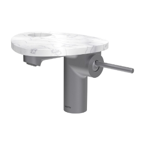 Bild von LAUFEN - ADA - Waschtischmischer, Ablage mit Loch, Ausladung 110 mm, Festauslauf, ohne Ablaufventil, Art.Nr. :HF506702505000