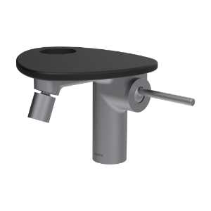 Picture of LAUFEN - ADA - Bidetmischer, Ablage mit Loch, Ausladung 110 mm, Festauslauf, mit Ablaufventil Clic-Clac, Art.Nr. :HF506710503000