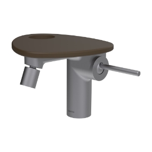 Picture of LAUFEN - ADA - Bidetmischer, Ablage mit Loch, Ausladung 110 mm, Festauslauf, mit Ablaufventil Clic-Clac, Art.Nr. :HF506710504000