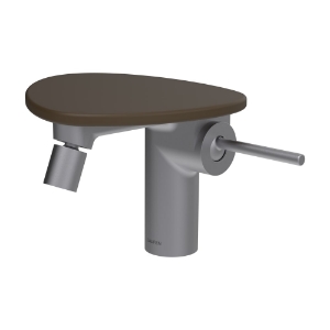 Picture of LAUFEN - ADA - Bidetmischer, Ablage ohne Loch, Ausladung 110 mm, Festauslauf, mit Ablaufventil Clic-Clac, Art.Nr. :HF506710504060