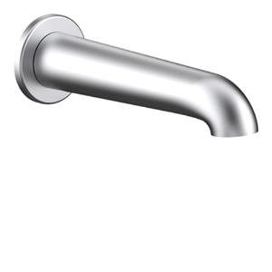 Bild von LAUFEN - PURE - Wanneneinlauf, Ausladung 175 mm, Festauslauf, PVD inox look, Art.Nr. :HF901771423000