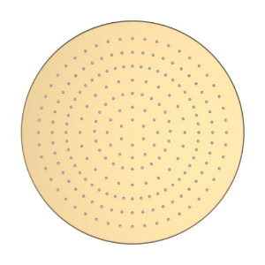 Bild von LAUFEN - SANITARY ACCESSORIES - Regenbrause Ø 300 mm, Rund, mit RubiClean, PVD Blassgold matt, Art.Nr. :H3679810832321