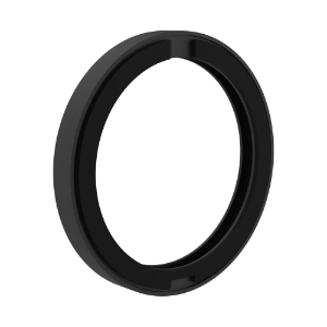 Bild von LAUFEN - SANITARY ACCESSORIES - Verlängerungsring zu runde Rosette PVD Titanschwarz, Art.Nr. :HF564001428000