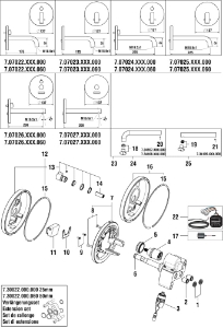 Bild von LAUFEN - SANITARY ACCESSORIES - Verlängerungsset mit Schrauben, Art.Nr. :HF730022000000